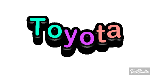 Toyota Efekt tekstowy