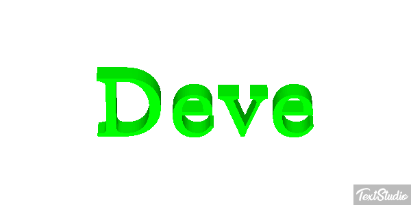 Deve Efekt tekstowy
