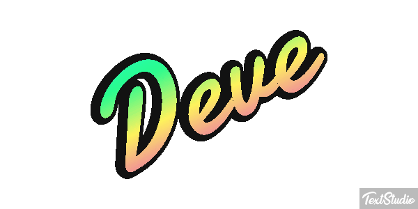 Deve Efekt tekstowy