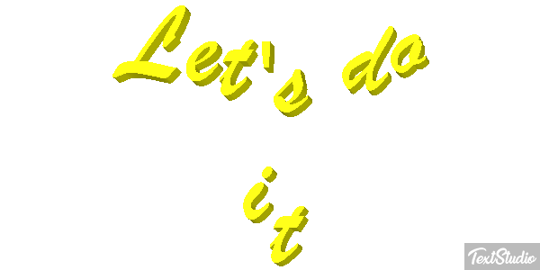 Let's Do It Text effect