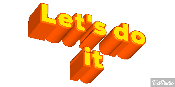 Let's Do It Text effect