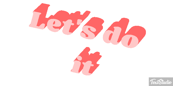 Let's Do It Text effect