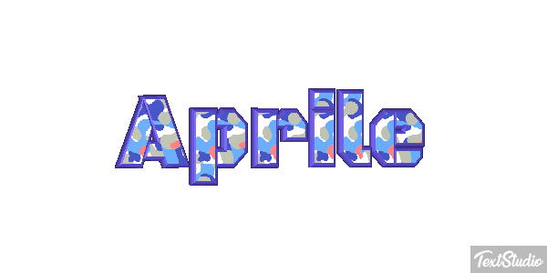 Aprile テキスト効果