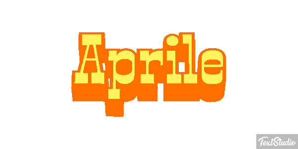Aprile テキスト効果