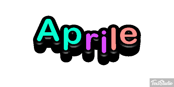 Aprile テキスト効果