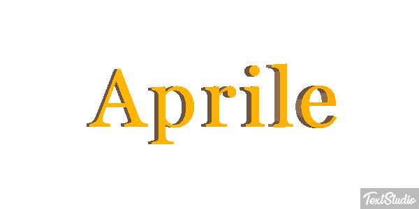 Aprile テキスト効果