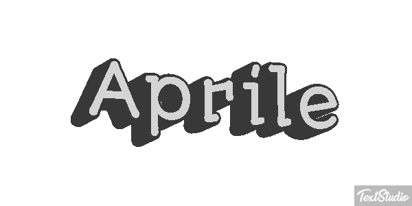 Aprile テキスト効果