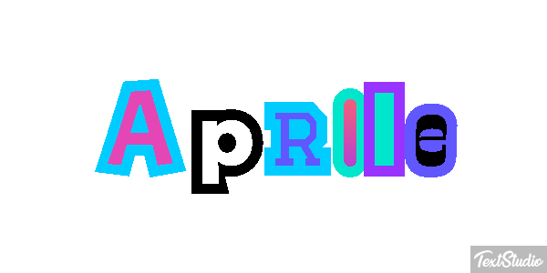 Aprile テキスト効果