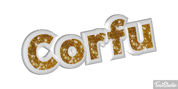 Corfu Effet de texte