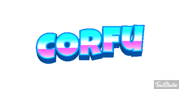 Corfu Effet de texte