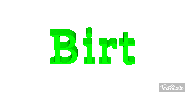 Birt Effet de texte