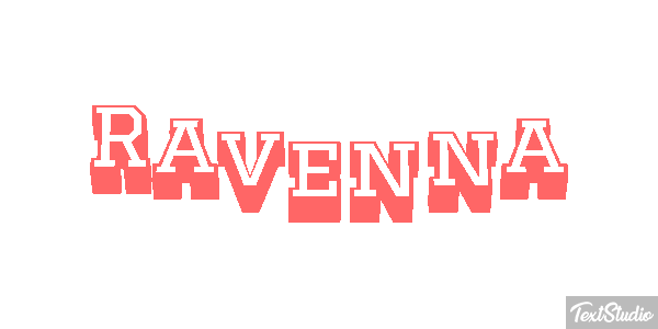 Ravenna Effet de texte
