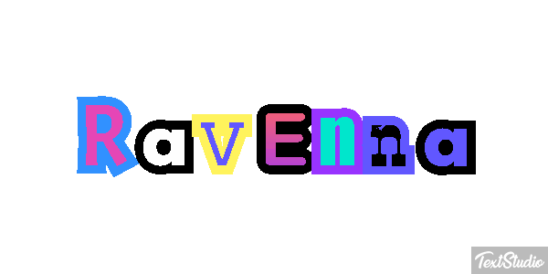 Ravenna Effet de texte