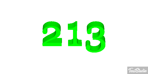 213 Efecto de texto