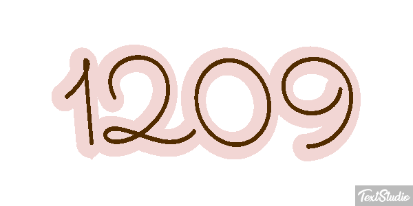 1209 Text effect