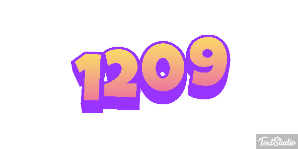 1209 Text effect