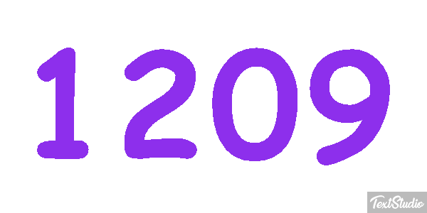 1209 Text effect