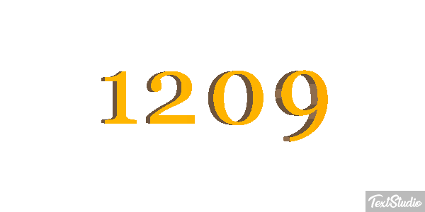 1209 Text effect