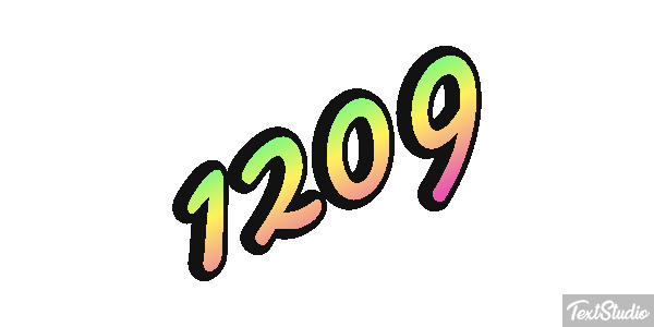 1209 Text effect
