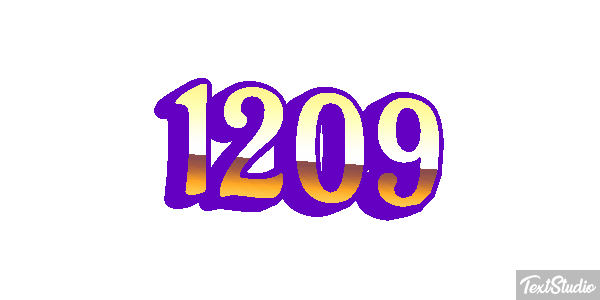1209 Text effect