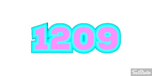 1209 Text effect