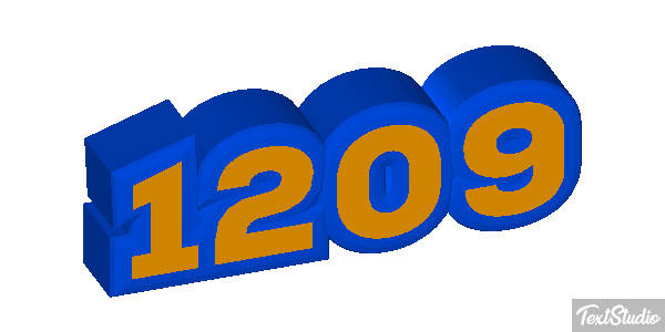 1209 Text effect