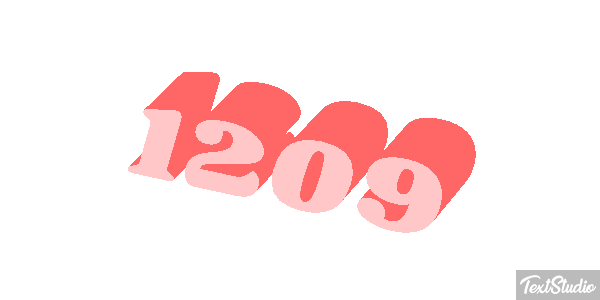 1209 Text effect