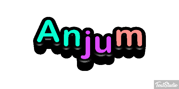 Anjum Tekst effect