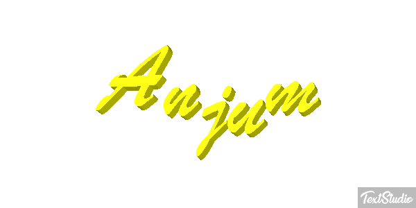 Anjum Tekst effect