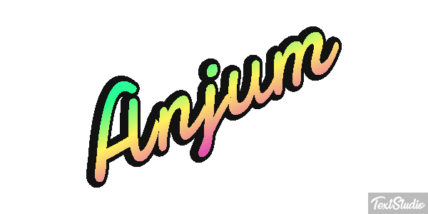 Anjum Tekst effect