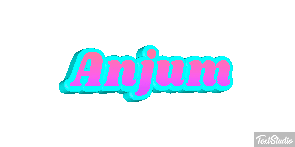 Anjum Tekst effect