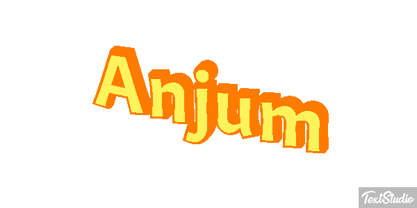 Anjum Tekst effect