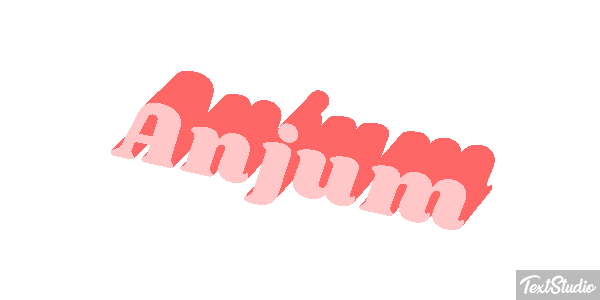 Anjum Tekst effect