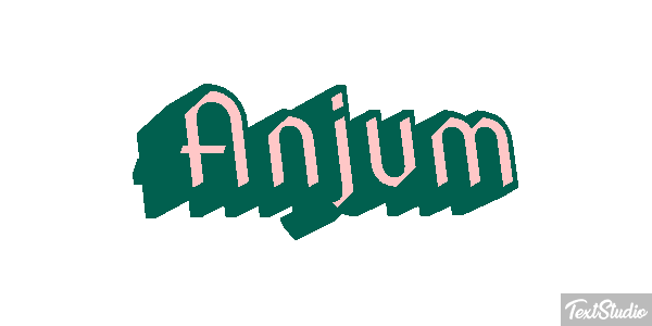 Anjum Tekst effect