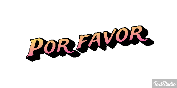 Por favor Efeito do texto