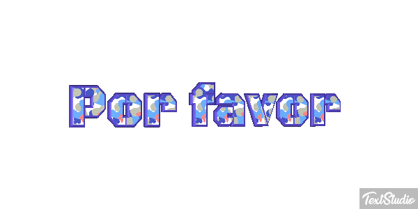 Por favor Efeito do texto