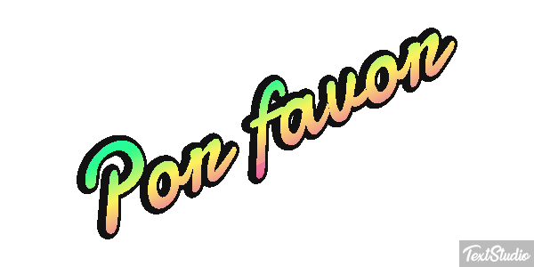 Por favor Efeito do texto
