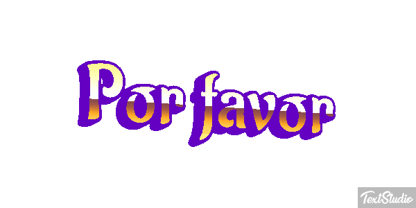 Por favor Efeito do texto