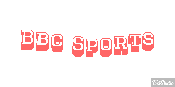 Bbc Sports Effetto testo