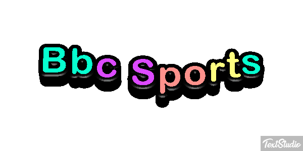 Bbc Sports Effetto testo