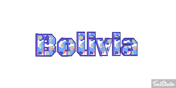 Bolivia Текстовый эффект