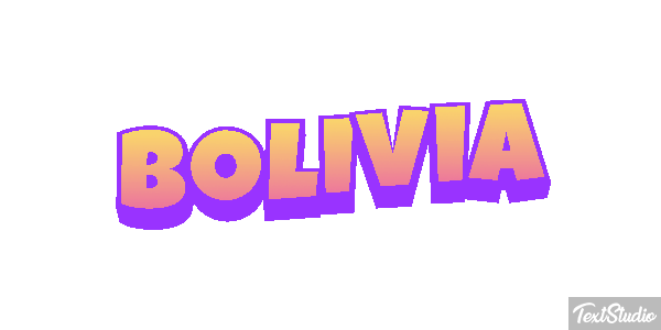 Bolivia Текстовый эффект