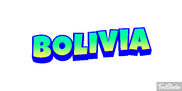 Bolivia Текстовый эффект