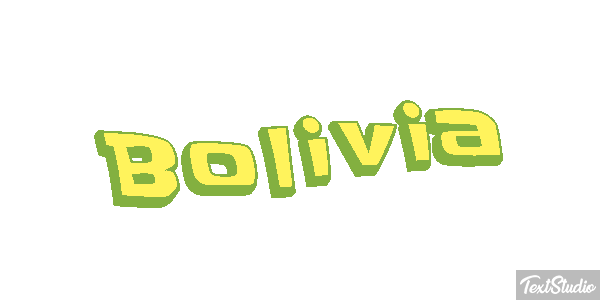 Bolivia Текстовый эффект