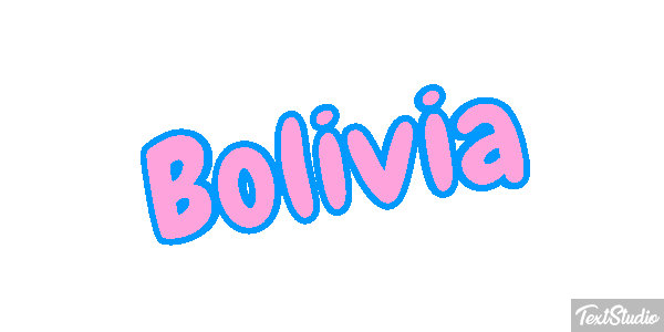 Bolivia Текстовый эффект