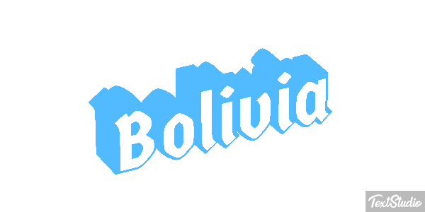 Bolivia Текстовый эффект