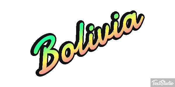 Bolivia Текстовый эффект