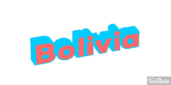 Bolivia Текстовый эффект