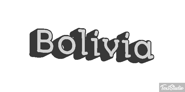 Bolivia Текстовый эффект