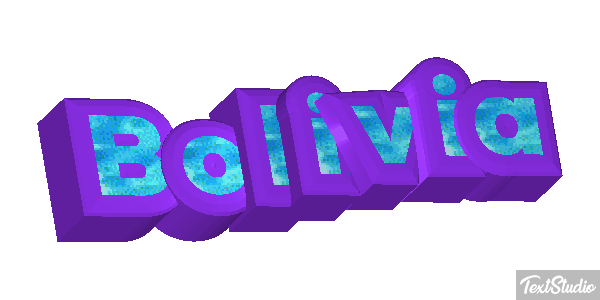 Bolivia Текстовый эффект